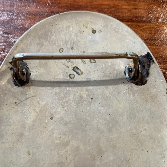 Vintage Native American Eagle Turquoise Belt Buckle - Picture 6 of 14